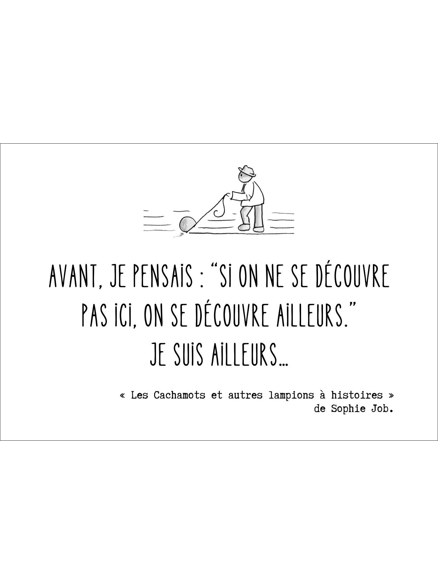 Petite carte – format 90 x 120 mm sur papier 300g – Sophie Job